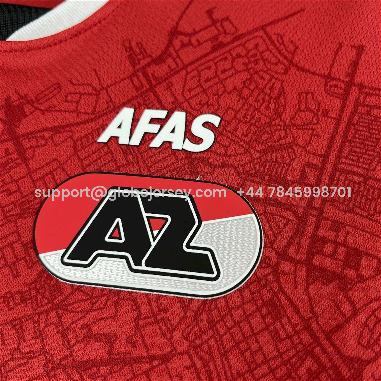 GlobeJersey-AZ Alkmaar 25-26 Home Jersey - Fans Version
