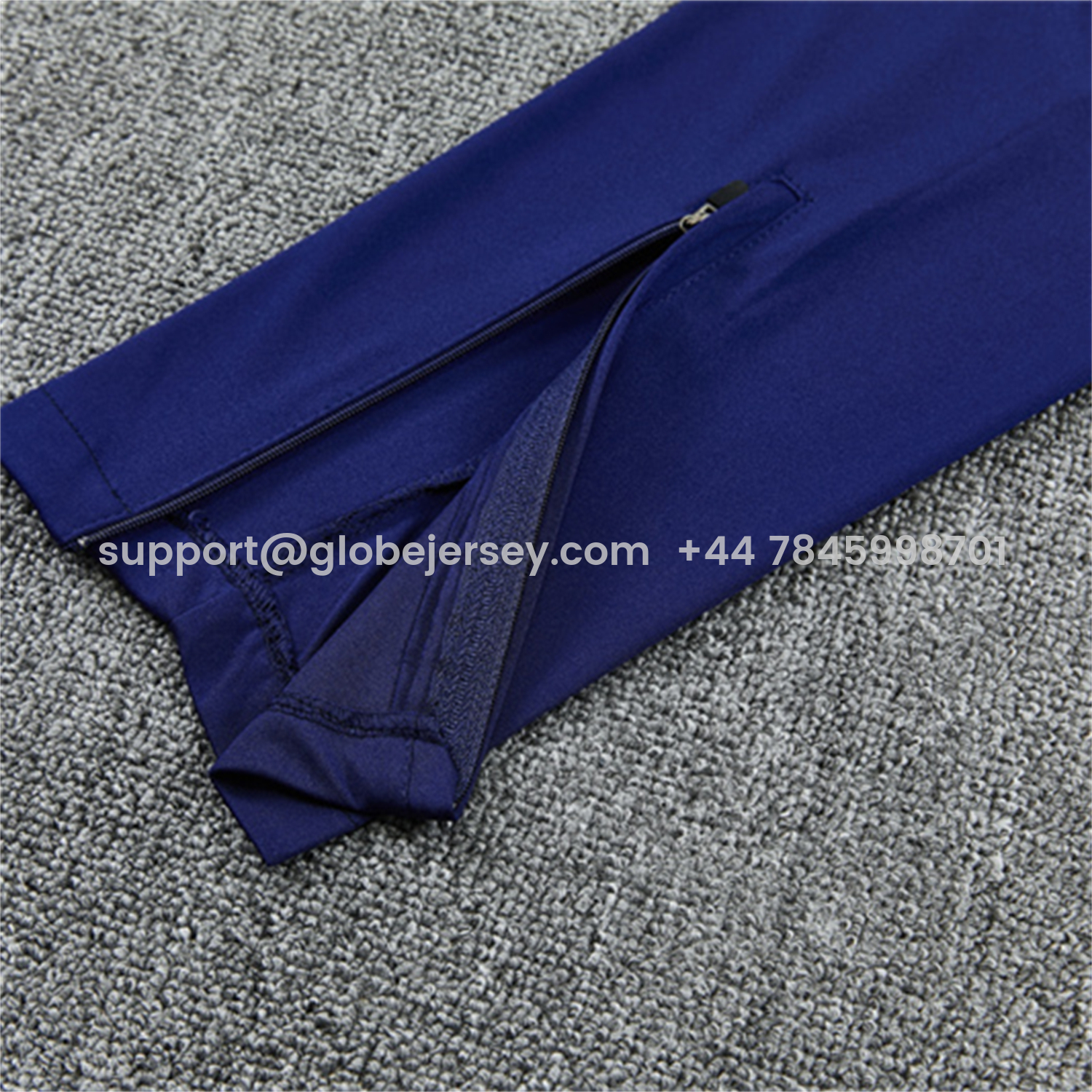 GlobeJersey-Inter Milan 26-27 Kids Long Sleeve Training Set - Royal Blue Top & Royal Blue Pants