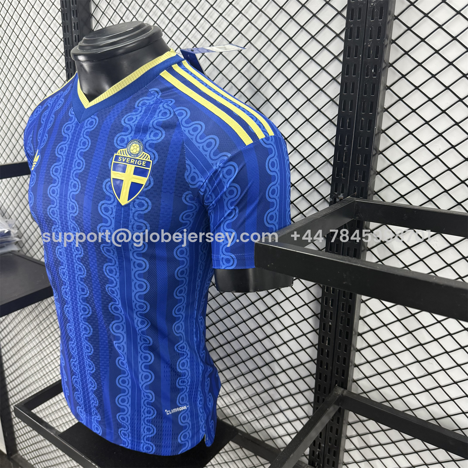 GlobeJersey-Sweden 2026 Away Jersey - Player Version