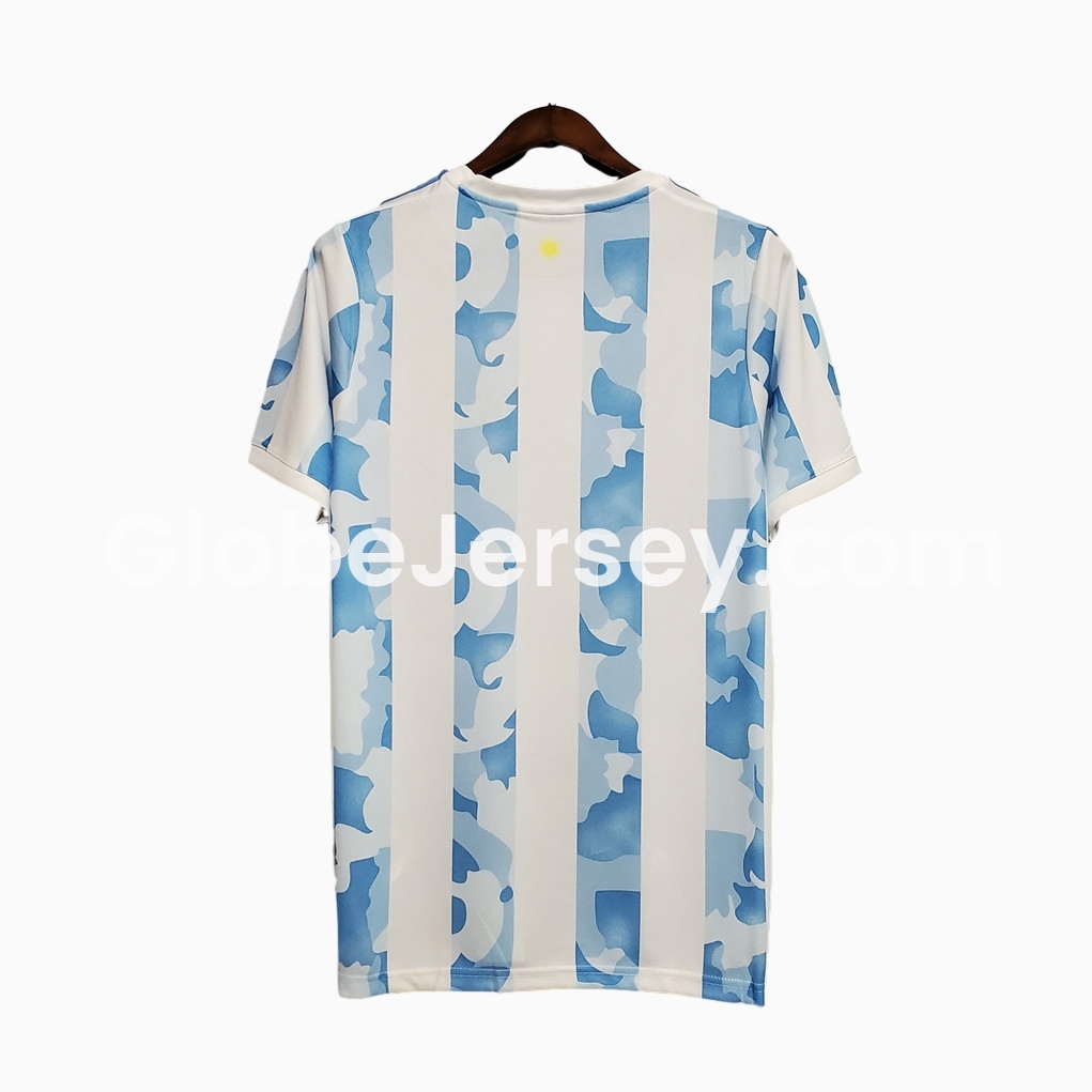 GlobeJersey-Retro Argentina 2021 Home Stadium Jersey