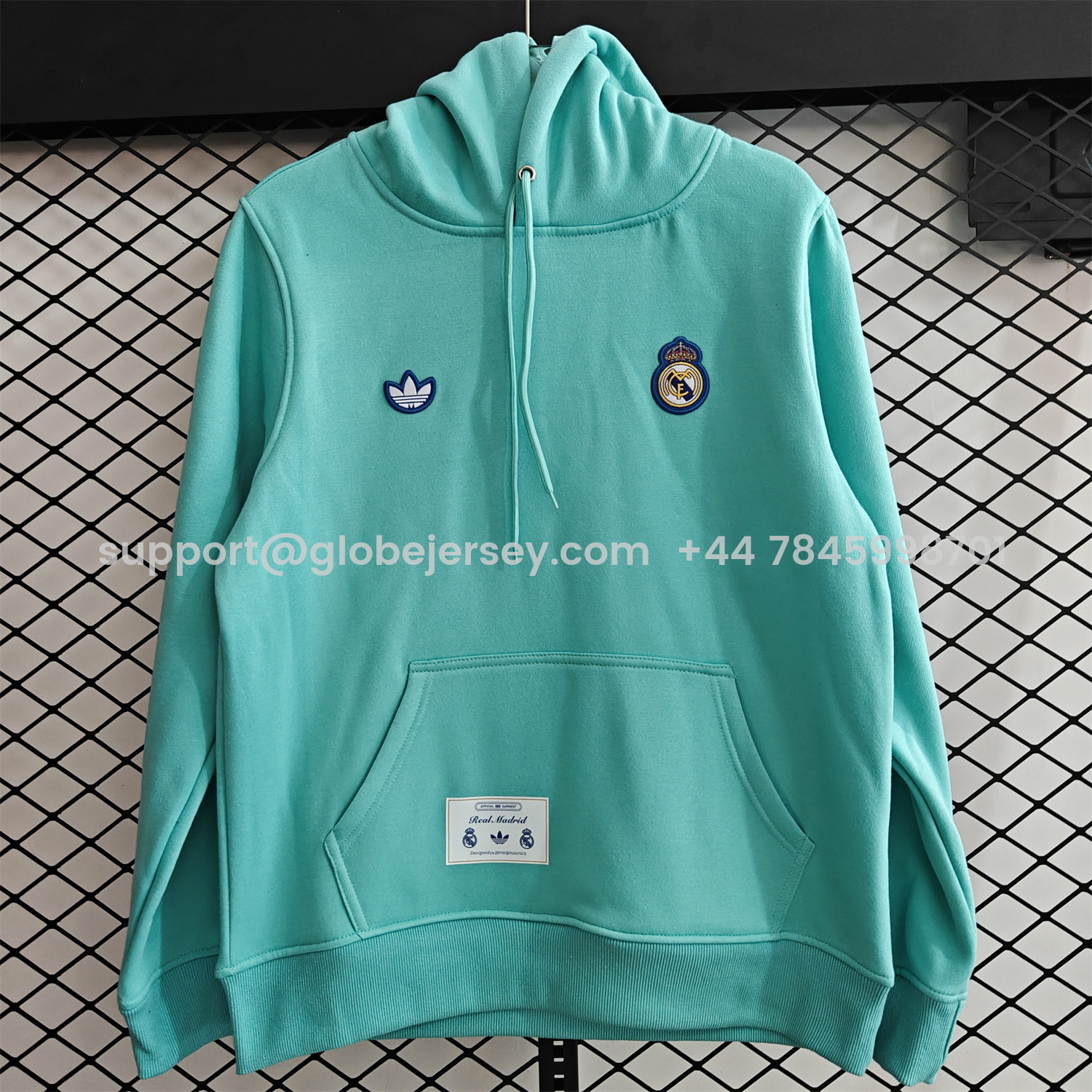 GlobeJersey-Real Madrid 25-26 Originals Terrace Icon Unisex Pullover Hoodie