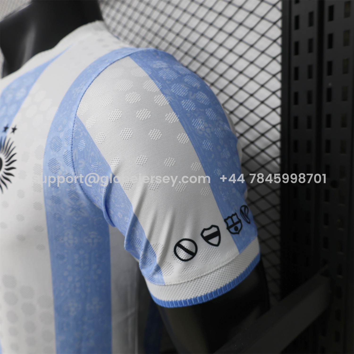 GlobeJersey-Argentina 2026 White Blue Maradona Special Kit - Player Version