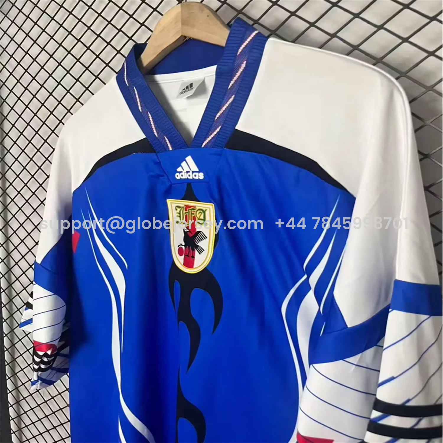 GlobeJersey-Japan 2026 Retro Style Blue Jersey - Fans Version