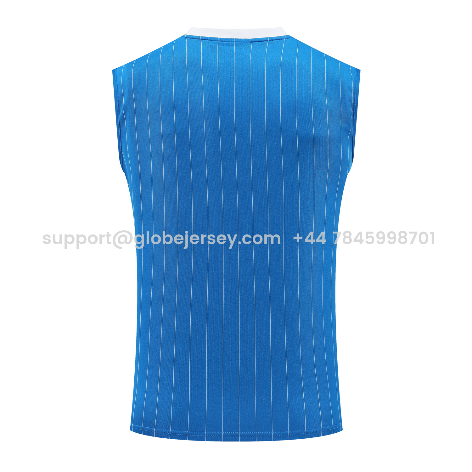 GlobeJersey-Real Madrid 25-26 Vest Training Set - Blue Vest & Blue Shorts