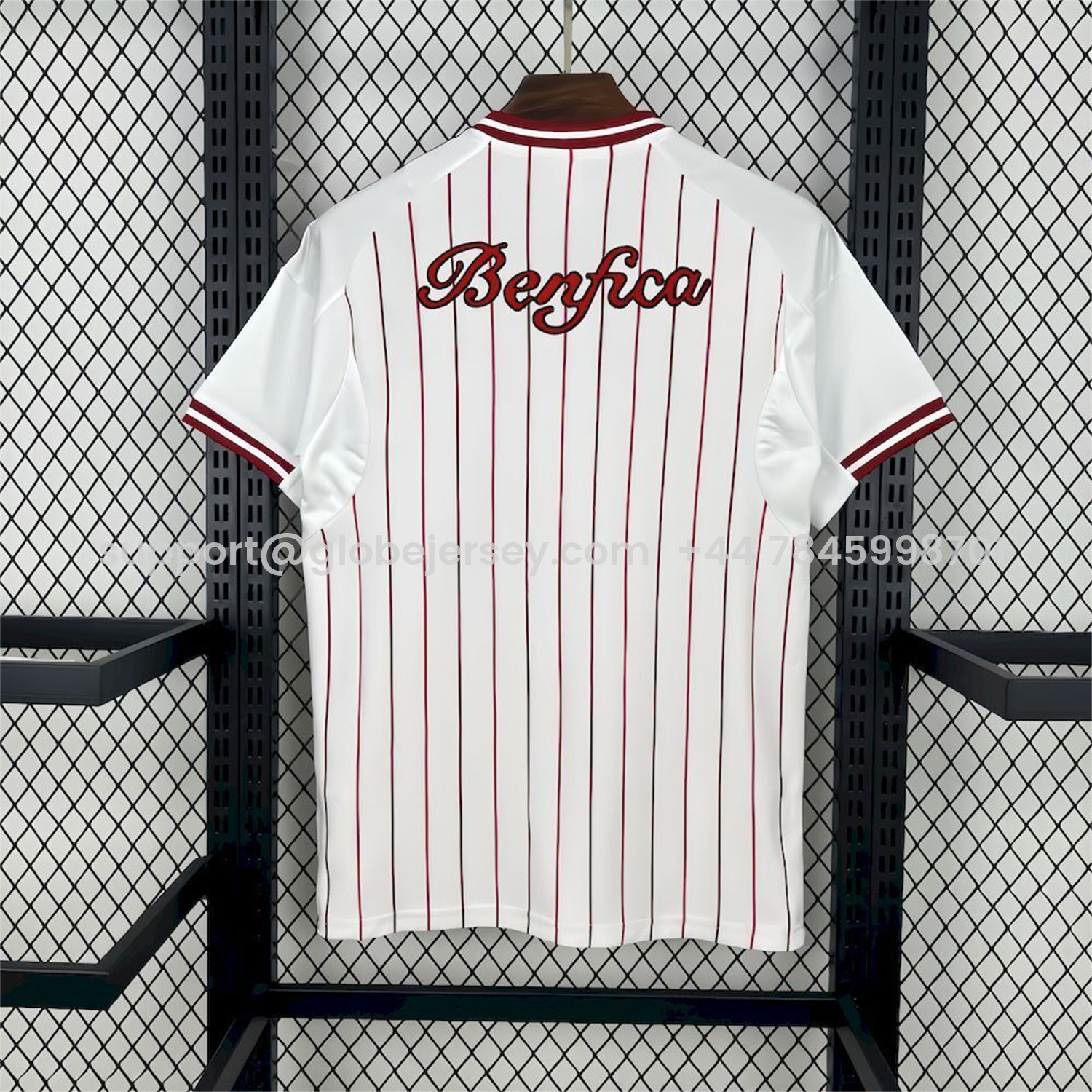 GlobeJersey-Benfica 25-26 White Baseball Jersey