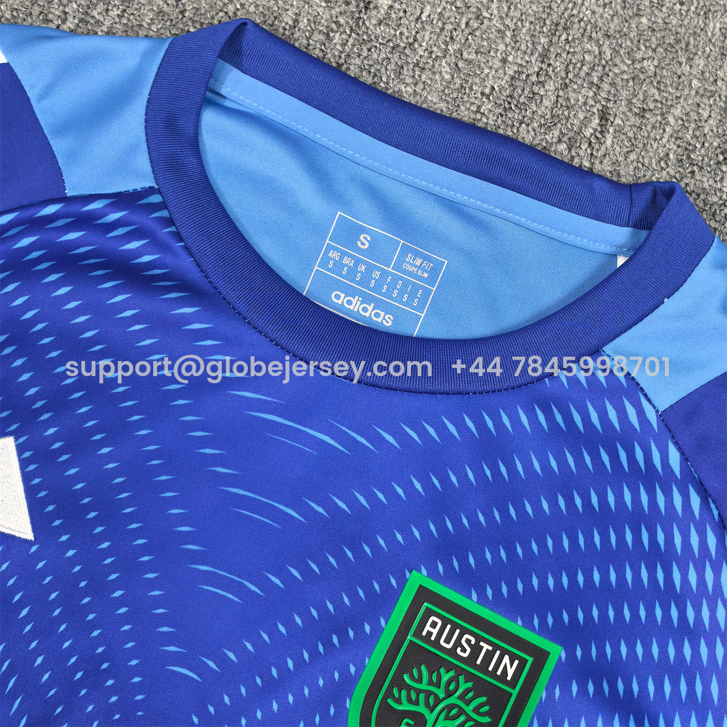 GlobeJersey-Austin 25-26 Blue Goalkeeper Jersey - Fans Version