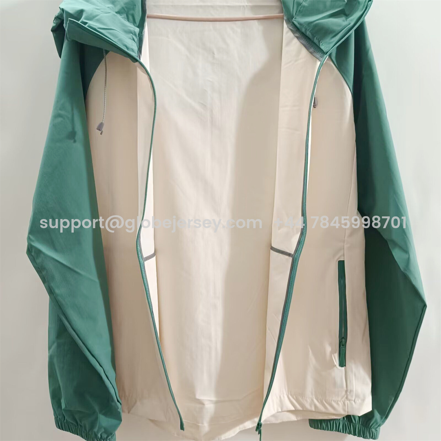 GlobeJersey-Palmeiras 25-26 Training Windbreaker Jacket - Grey With Green