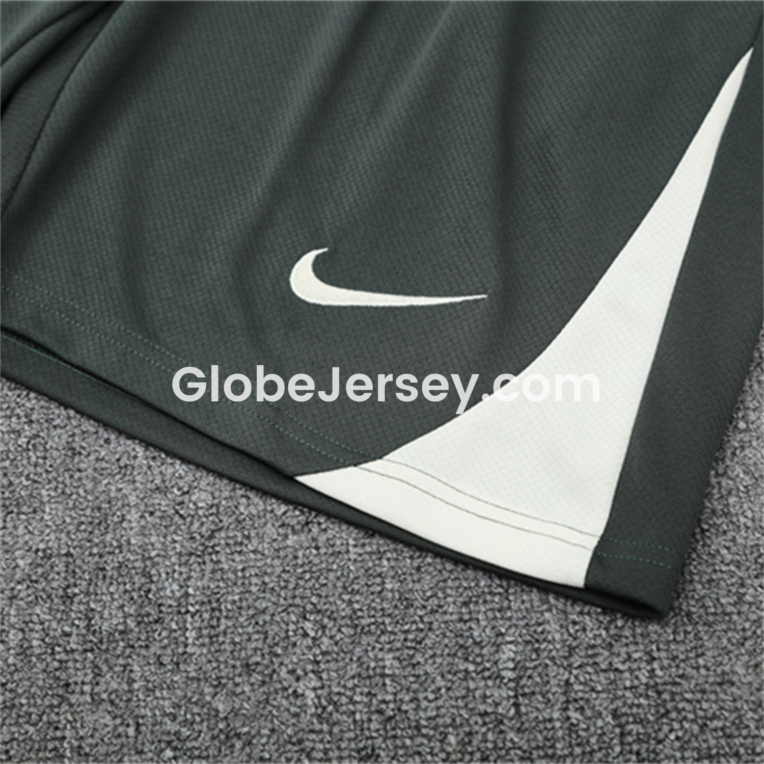 GlobeJersey-C.H.E.L.S.E.A 25-26 Kids Short-Sleeve Training Set - Army Green Top & Army Green Shorts