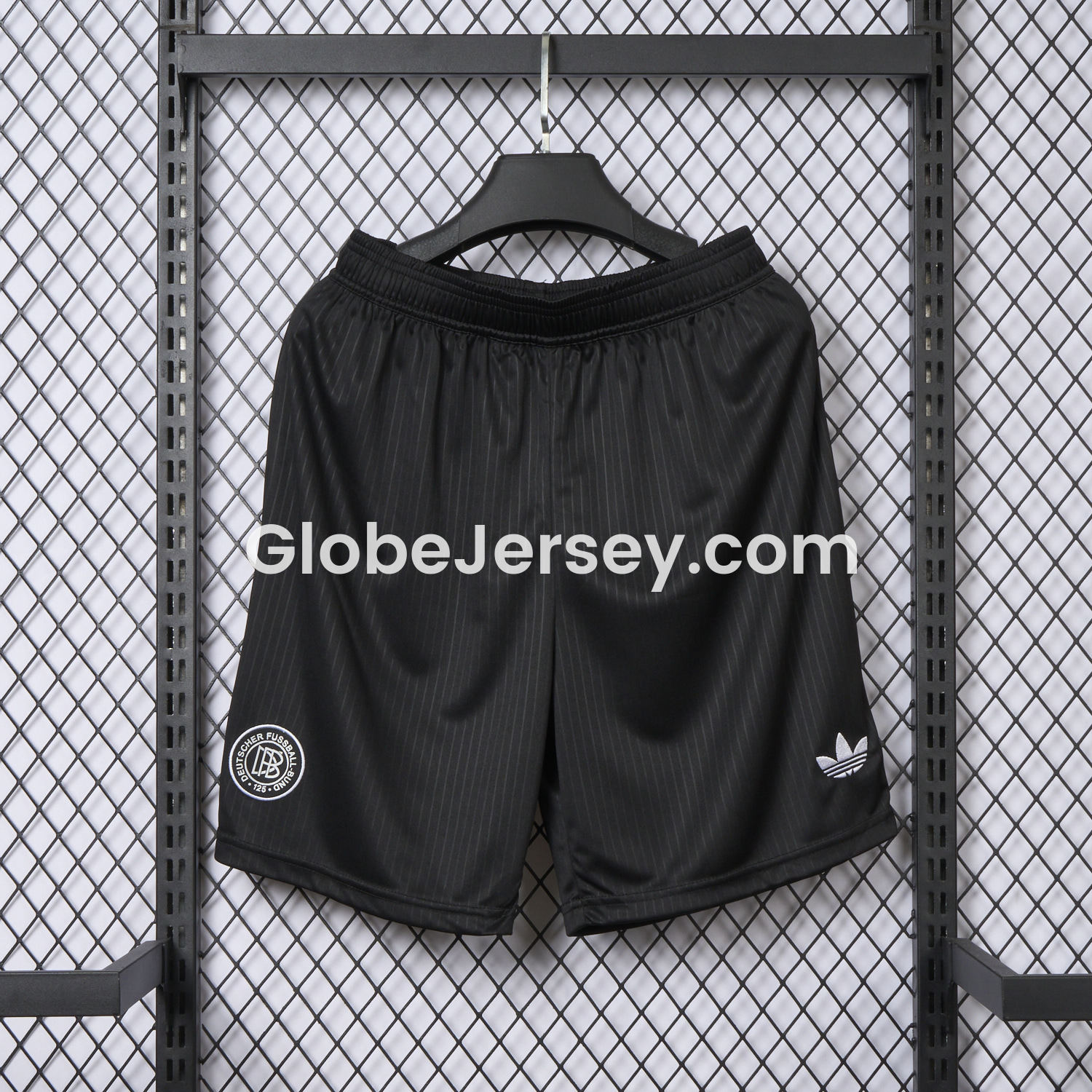 GlobeJersey-Germany 2025 125-Year Anniversary Black Shorts - Fans Version