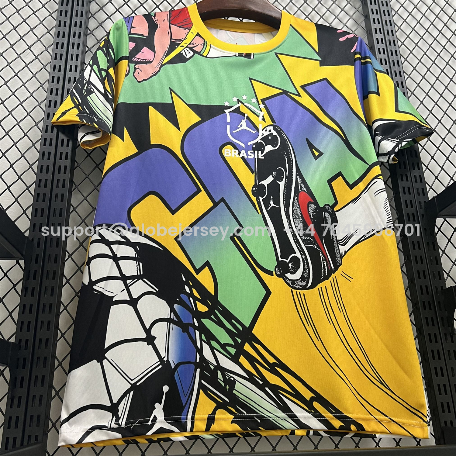 GlobeJersey-Brazil 2026 Goal Variegated Special Jersey - Fans Version