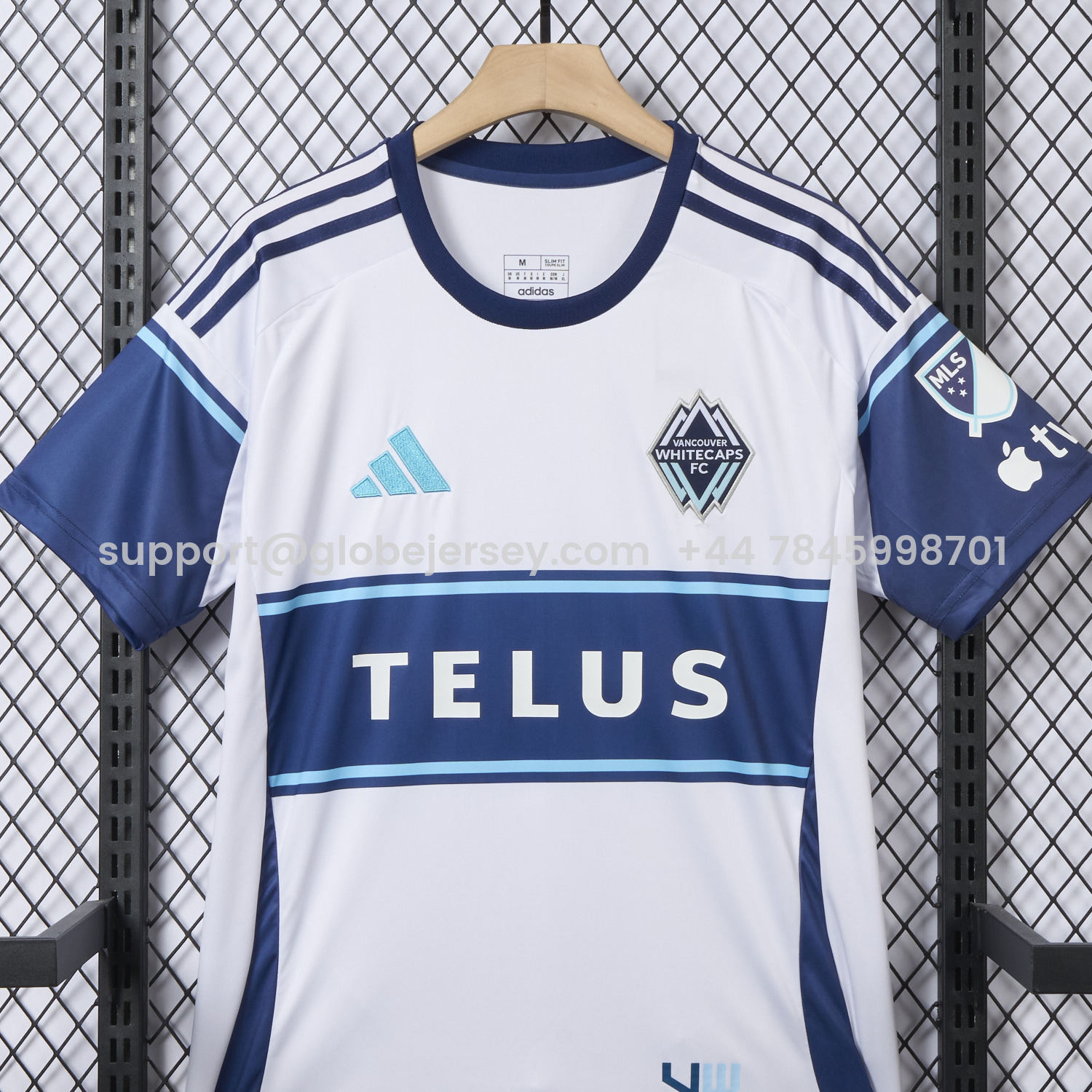 GlobeJersey-Vancouver Whitecaps 2025-26 Home Jersey - Fans Version