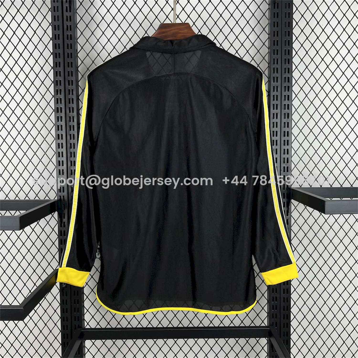 GlobeJersey-Retro Real Madrid 1999-01 Away Long Sleeves Jersey