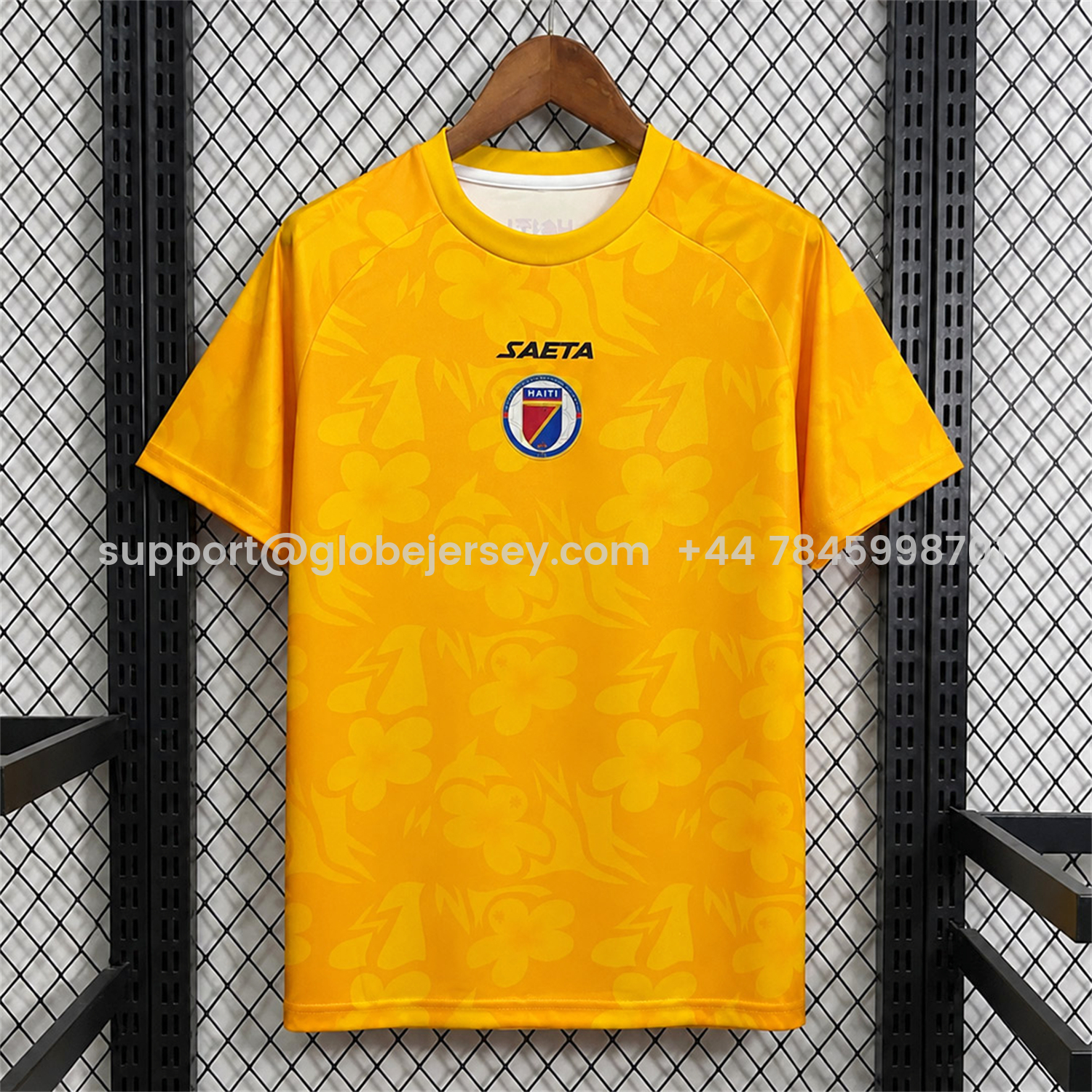 GlobeJersey-Haiti 26-27 Yellow Goalkeeper Jersey - Fans Version