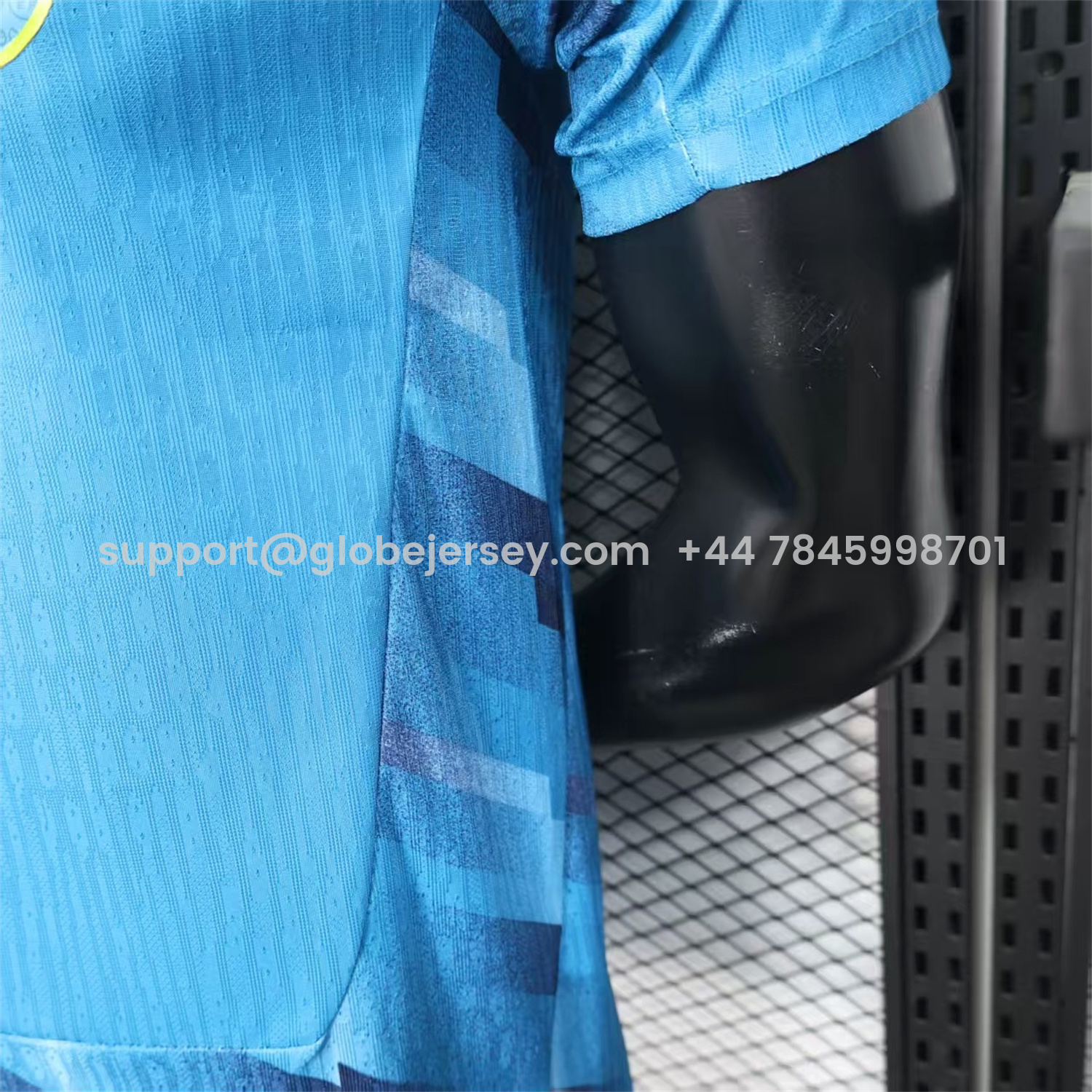 GlobeJersey-Spain 2026 Blue Goalkeeper Jersey - Player Version