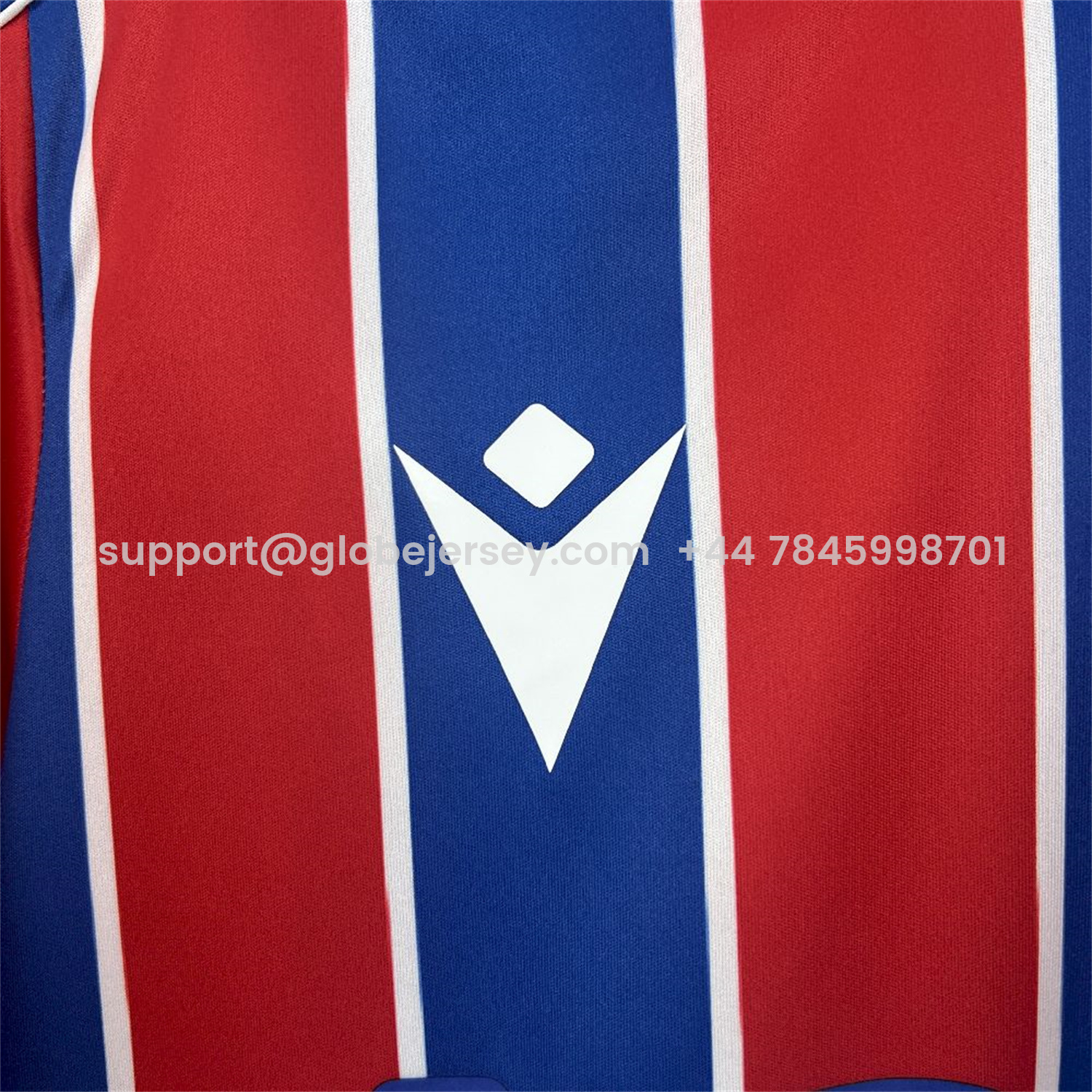 GlobeJersey-Crystal Palace 25-26 Home Jersey - Fans Version