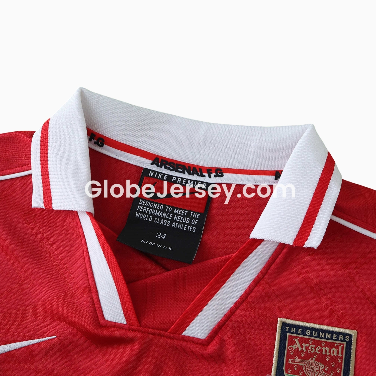 GlobeJersey-Retro Arsenal 1996-97 Home Kids Kit