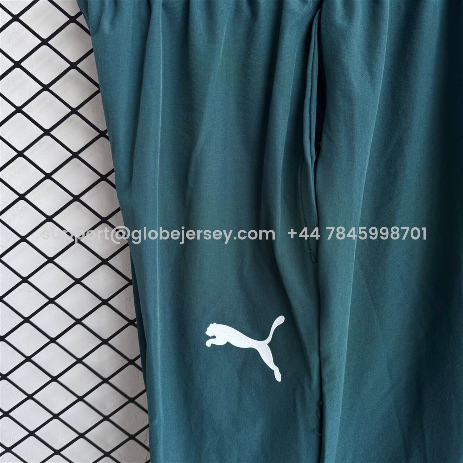 GlobeJersey-Ivory Coast 2026 Windbreaker Training Set - Green With Orange Top and Pants