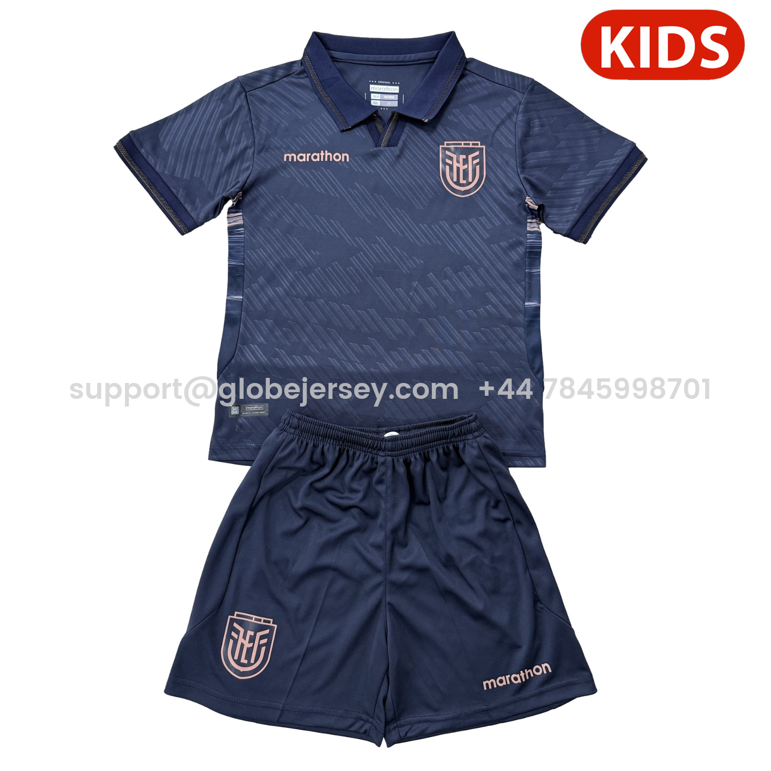GlobeJersey-Ecuador 2026 Away Kids Kit