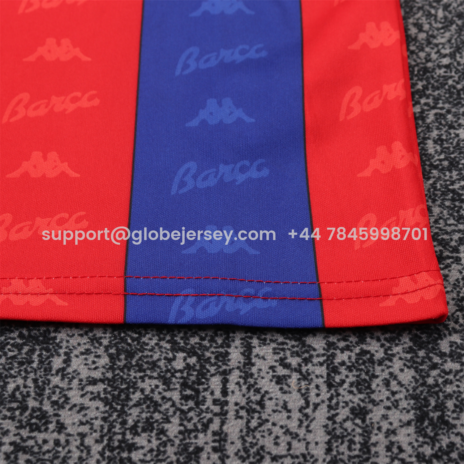 GlobeJersey-Retro Barcelona 1996-97 Home Kids Kit