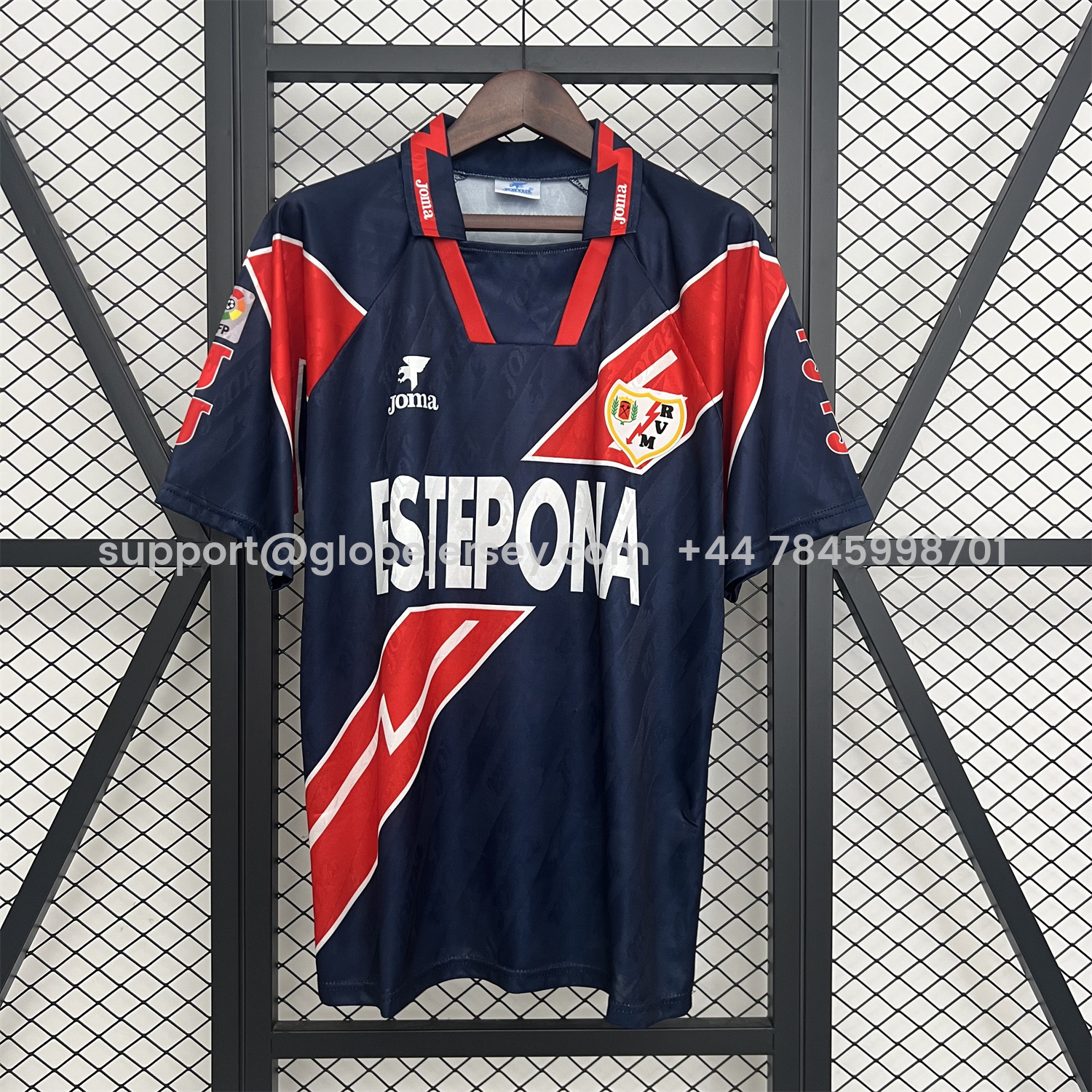 GlobeJersey-Retro Rayo Vallecano 1997-98 Away Jersey