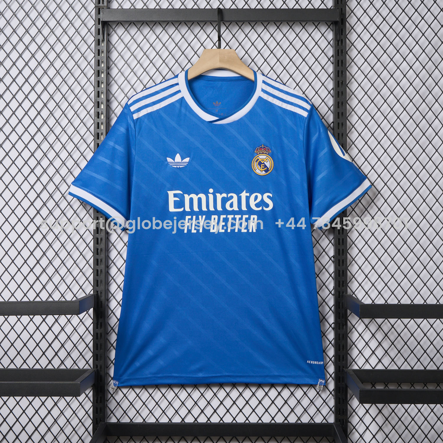 GlobeJersey-Real Madrid 25-26 Third Blue Jersey - Fans Version