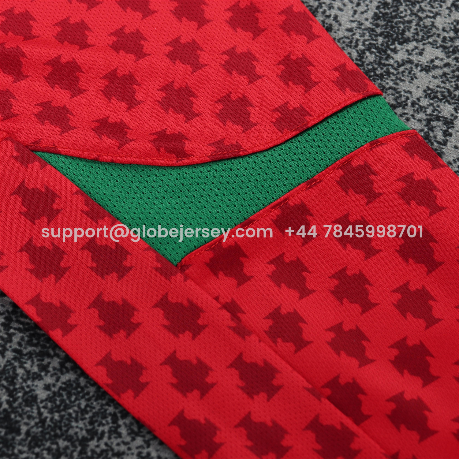 GlobeJersey-Retro Portugal 2004 Home Long Sleeves Kids Kit