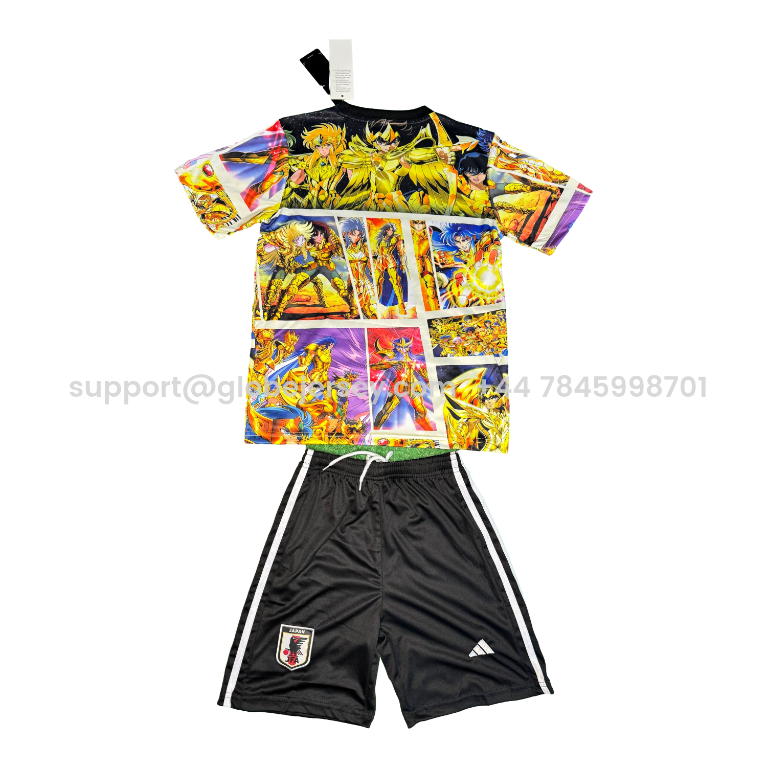 GlobeJersey-Japan 25-26 Saint Seiya Yellow Special Kids Kit
