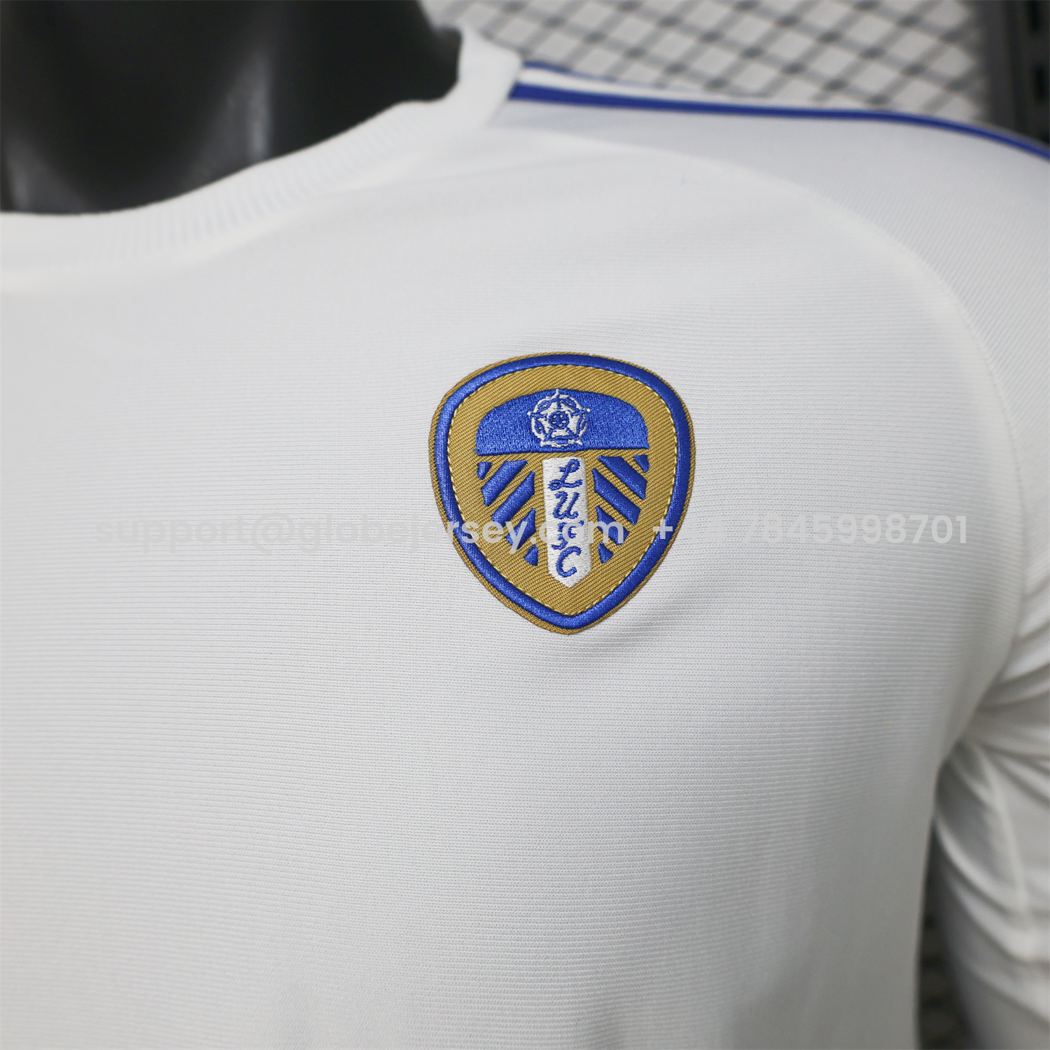 GlobeJersey-Leeds United 25-26 Icon Travel Special White Long Sleeves Jersey - Player Version