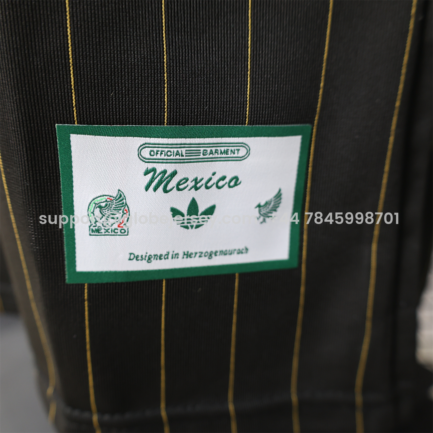 GlobeJersey-Mexico 2026 Terrace Icon Retro Casual Style Black Jersey - Player Version