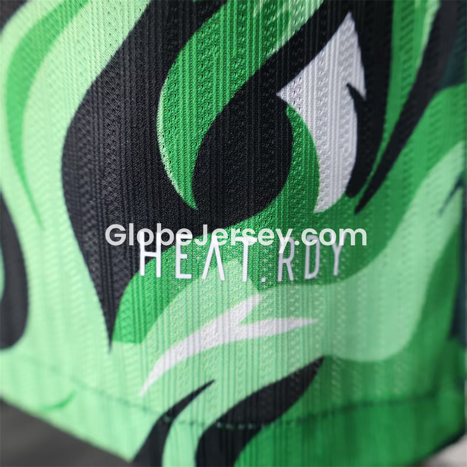 GlobeJersey-Liver.pool 25-26 Green Dragon and Fire Special Jersey - Player Version