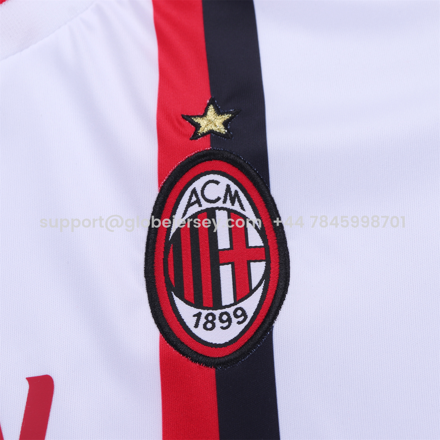 GlobeJersey-Retro AC Milan 2011-12 Away Kids Kit