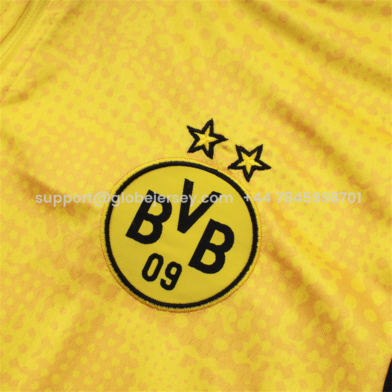 GlobeJersey-Dortmund 25-26 Jacket Training Tracksuit - Yellow top & Black Pants