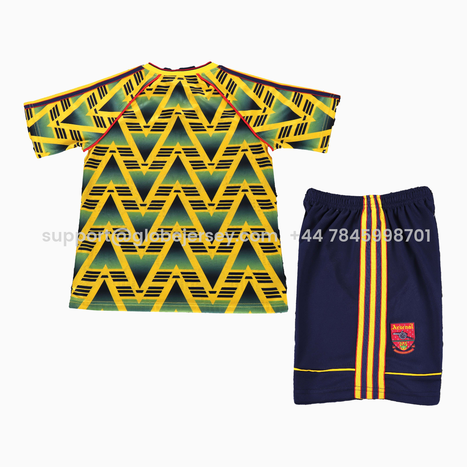 GlobeJersey-Retro Arsenal 1991-93 Away Kids Kit