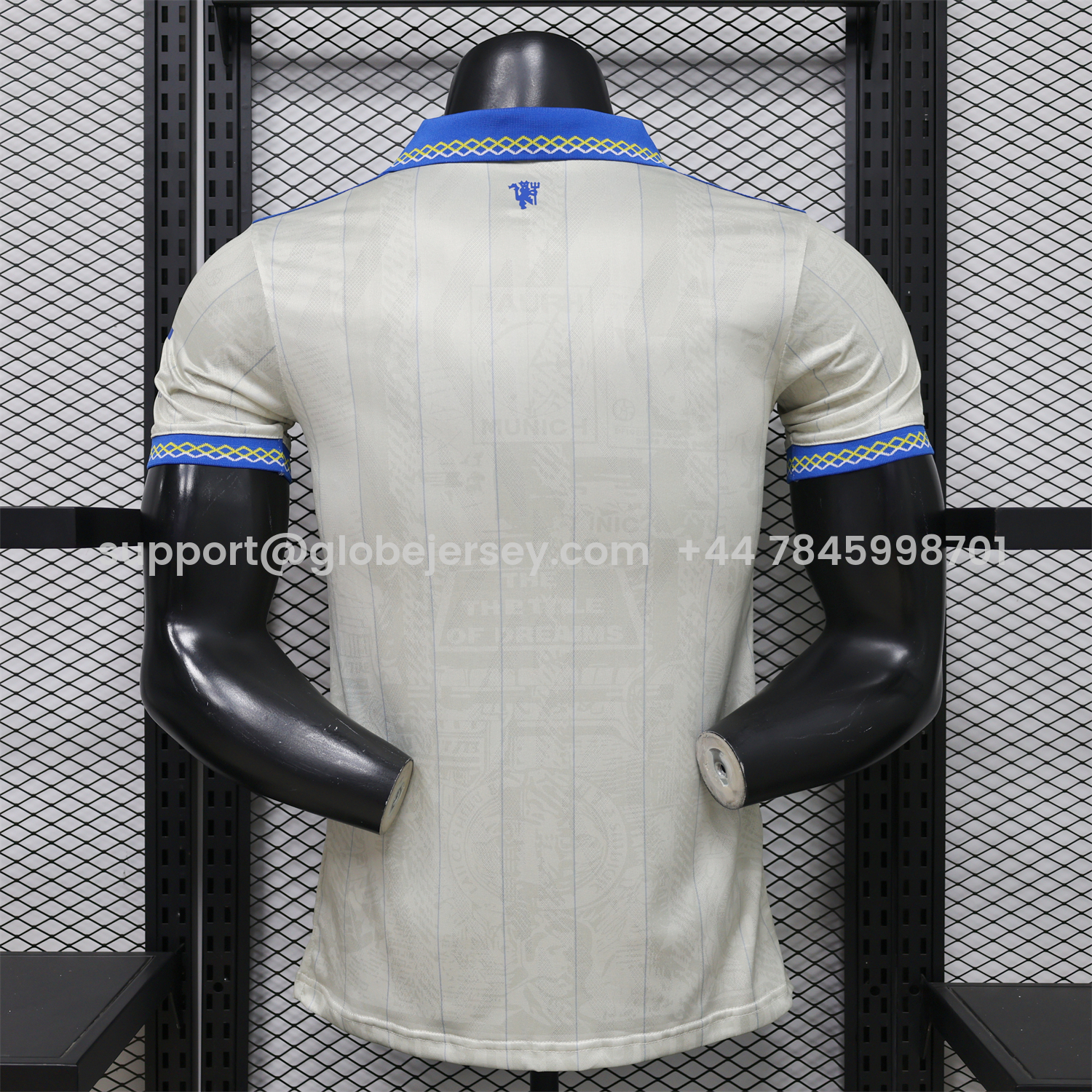 GlobeJersey-Manchester United 26-27 Terrace Icon Retro Casual Style Light Color Polo Jersey - Player Version