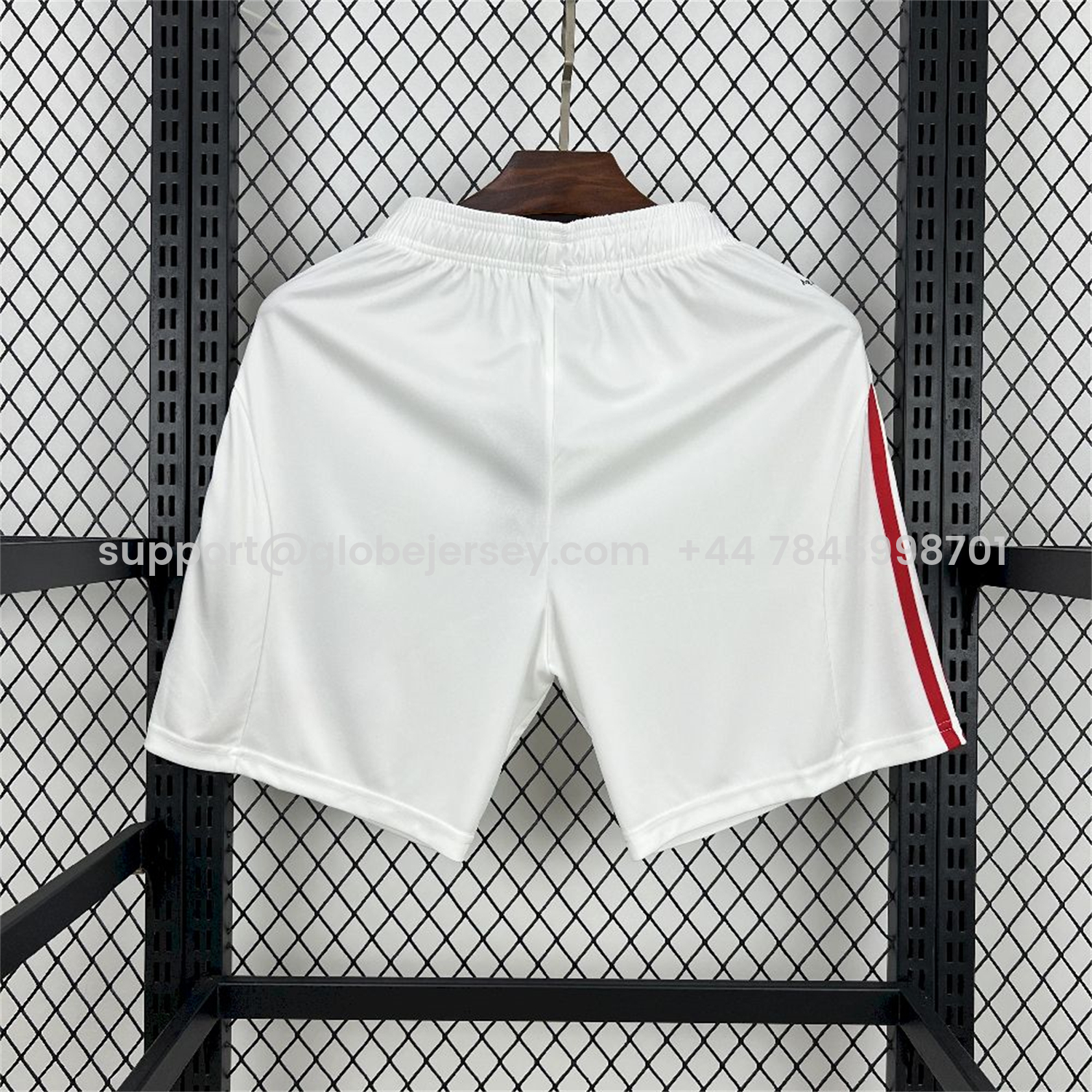 GlobeJersey-Benfica 25-26 Home White Shorts - Fans Version