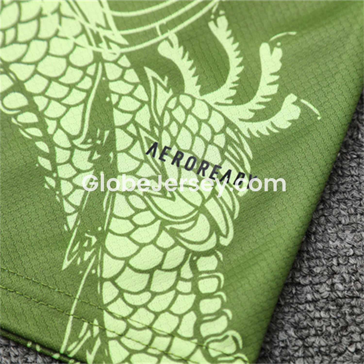 GlobeJersey-Real Madrid 25-26 Short-Sleeve Training Set - Green Black Top & Black Shorts