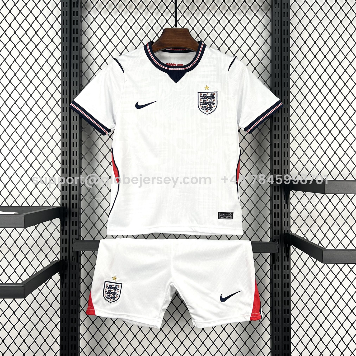 GlobeJersey-England 2026 Home White Men's Adult Jersey Set - Fans Version