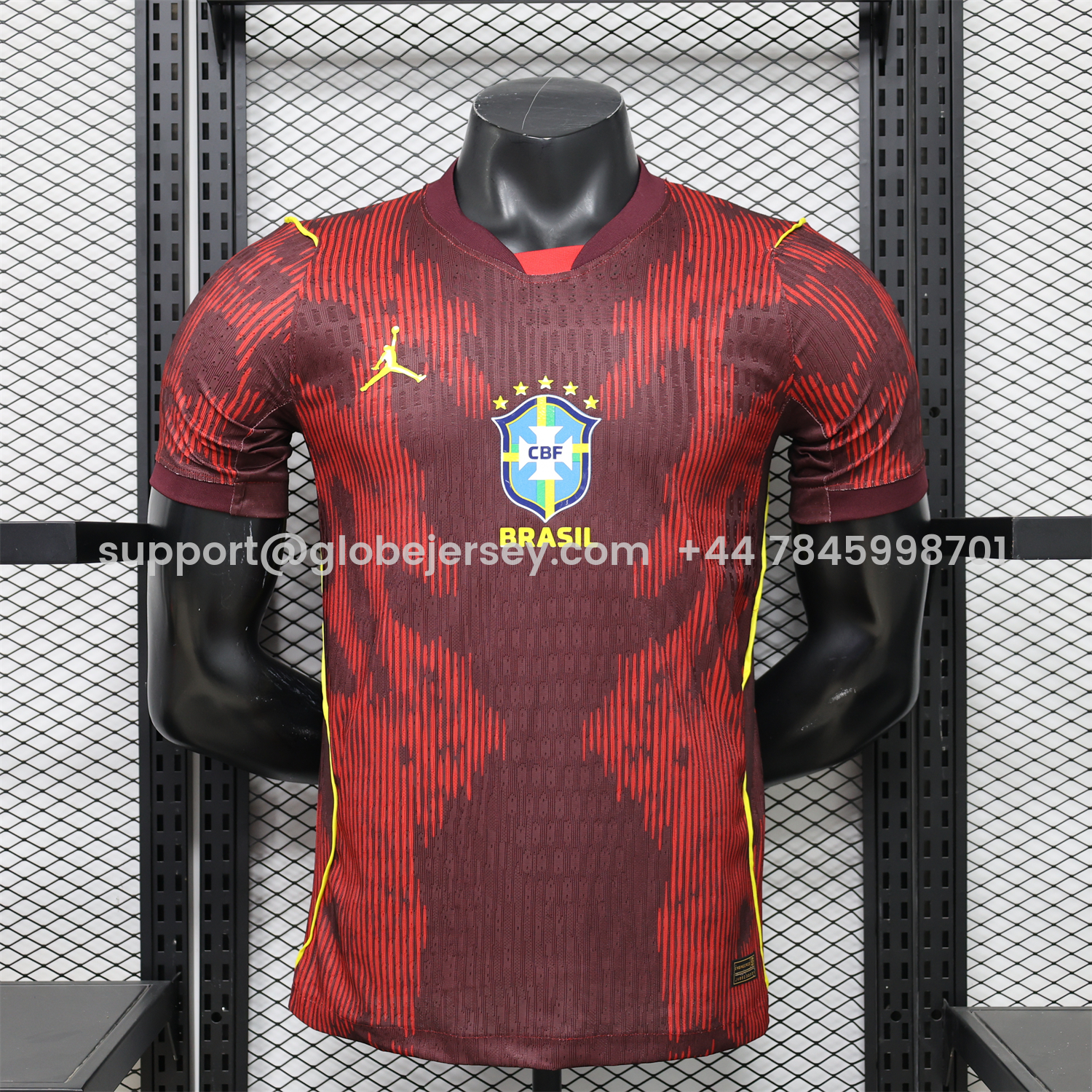 GlobeJersey-Brazil 2026 Red Goalkeeper Jersey - Player Version