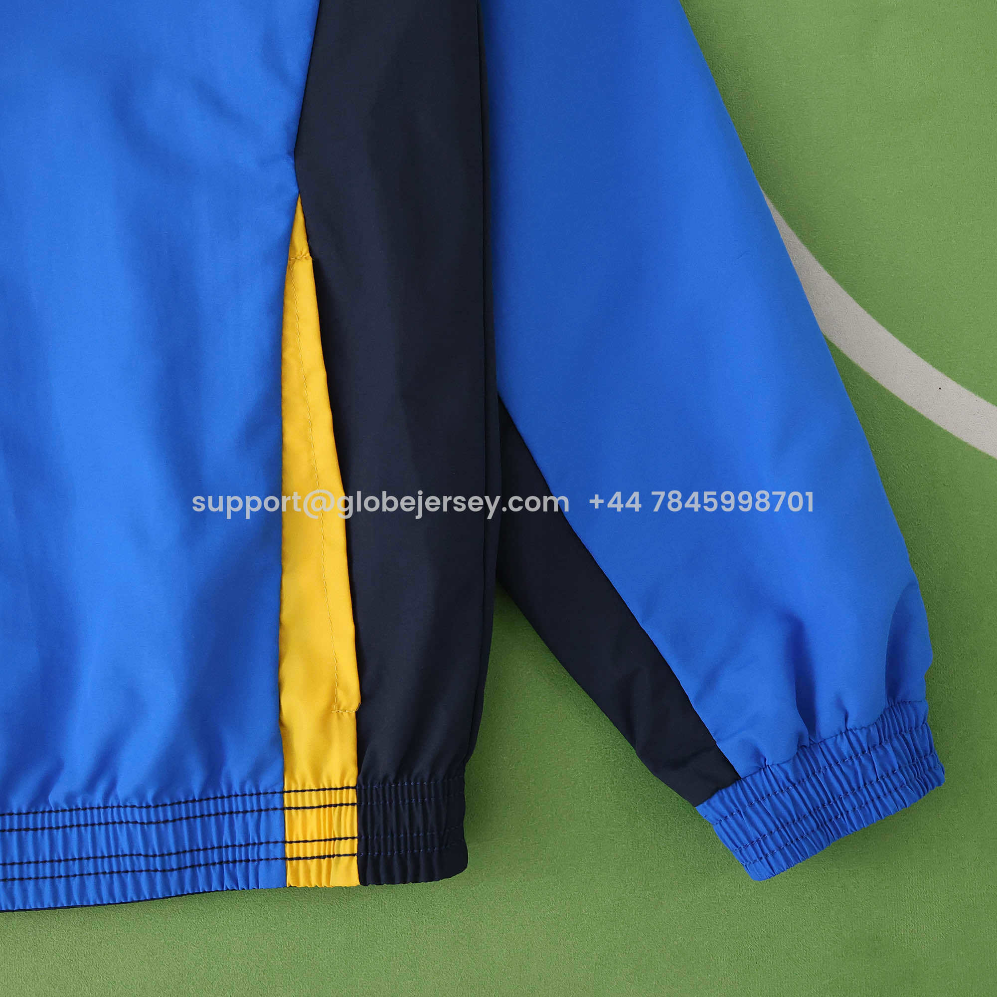GlobeJersey-Club América 25-26 Throwback Double Sided Reversible Windbreaker - Blue & Black
