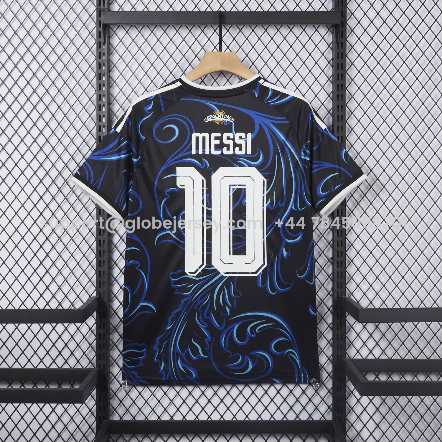 GlobeJersey-Argentina 2026 Away Deep Blue Jersey - Fans Version