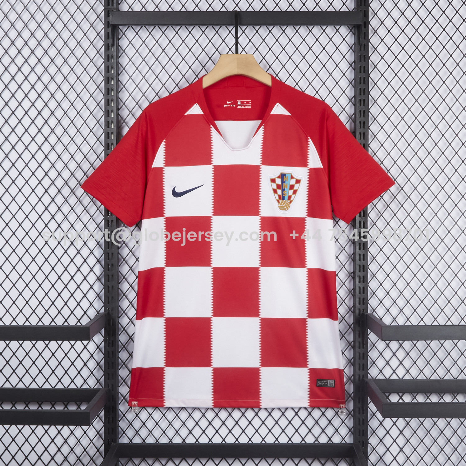 GlobeJersey-Retro Croatia 2018 Home Jersey