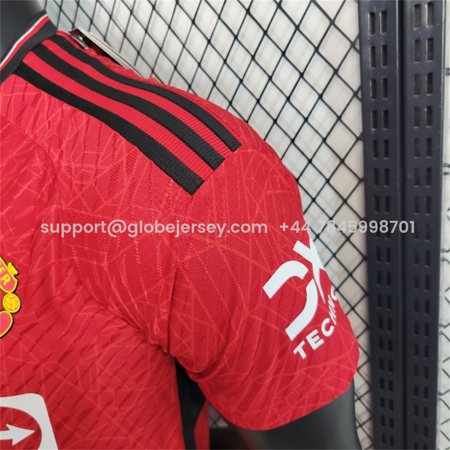 GlobeJersey-Retro Manchester United 2023-24 Home Red Jersey - Player Version