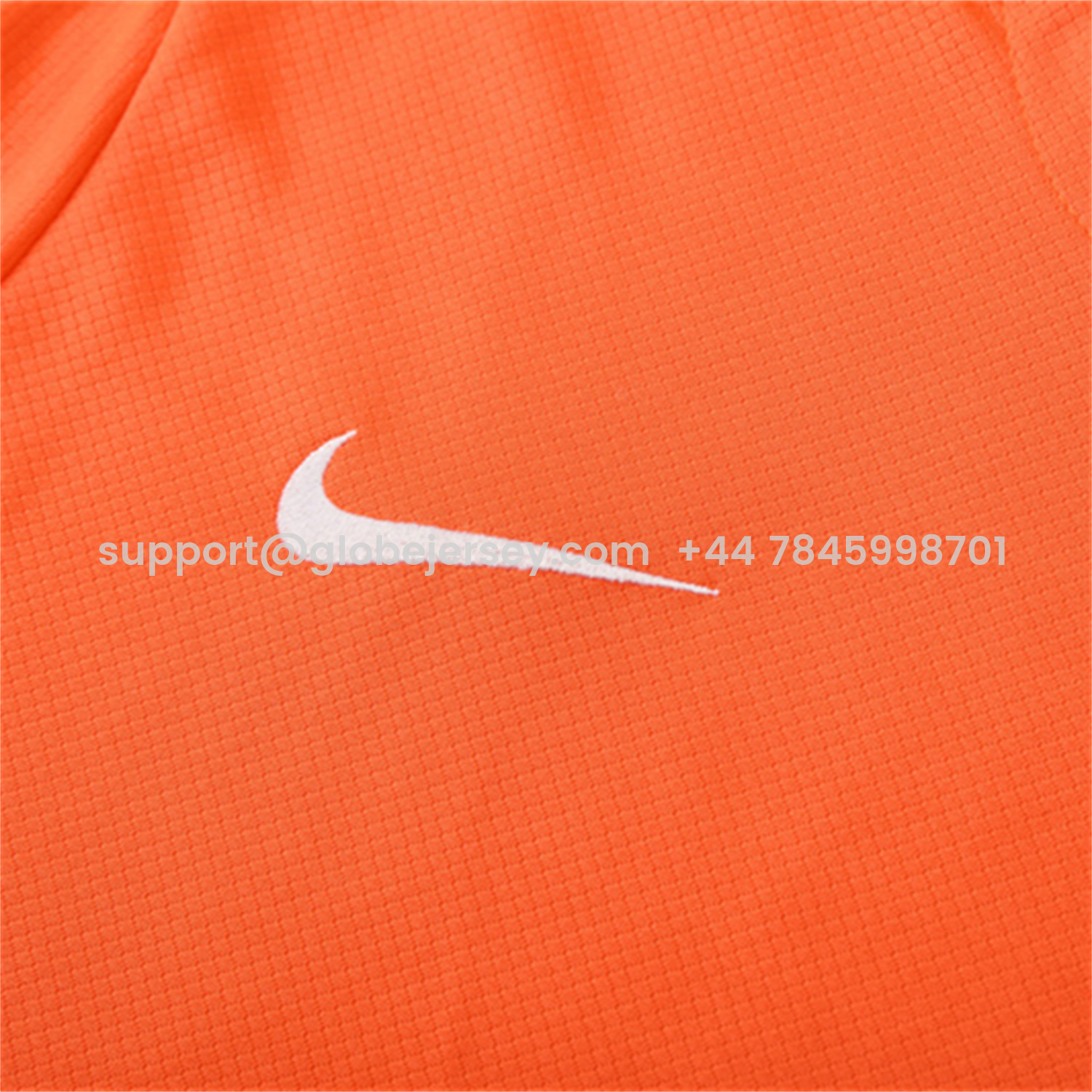 GlobeJersey-Brazil 25-26 Short-Sleeve Training Set - Orange Top & Black Shorts