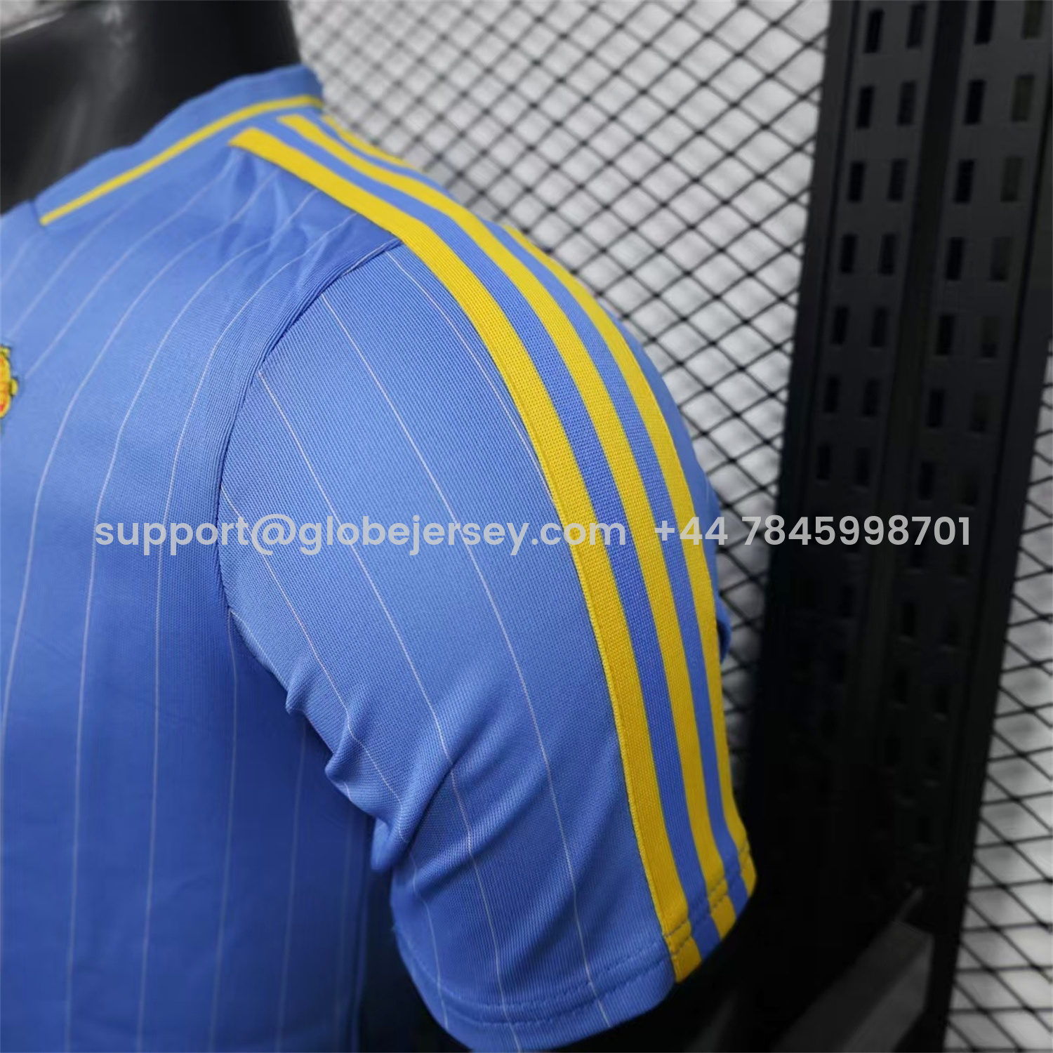 GlobeJersey-Manchester United 25-26 Icon Travel Special Edition Blue Jersey - Player Version