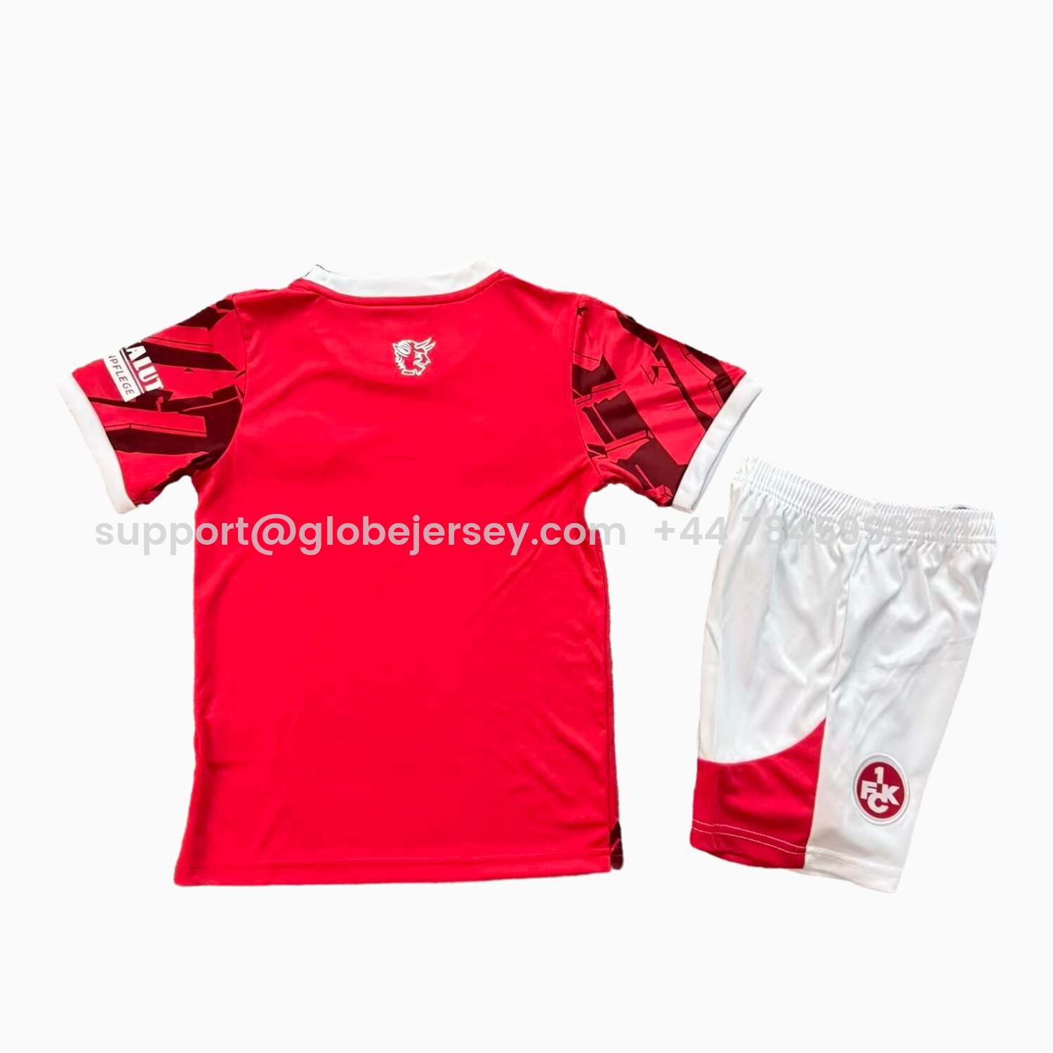 GlobeJersey-Kaiserslautern 25-26 Home Kids Kit