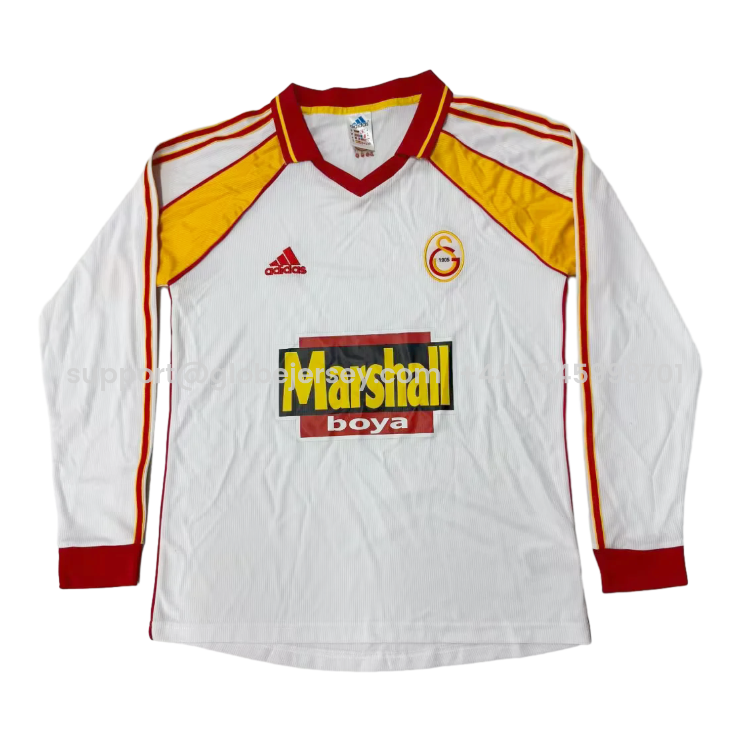 GlobeJersey-Retro Galatasaray 1999-00 Away Long Sleeves Jersey