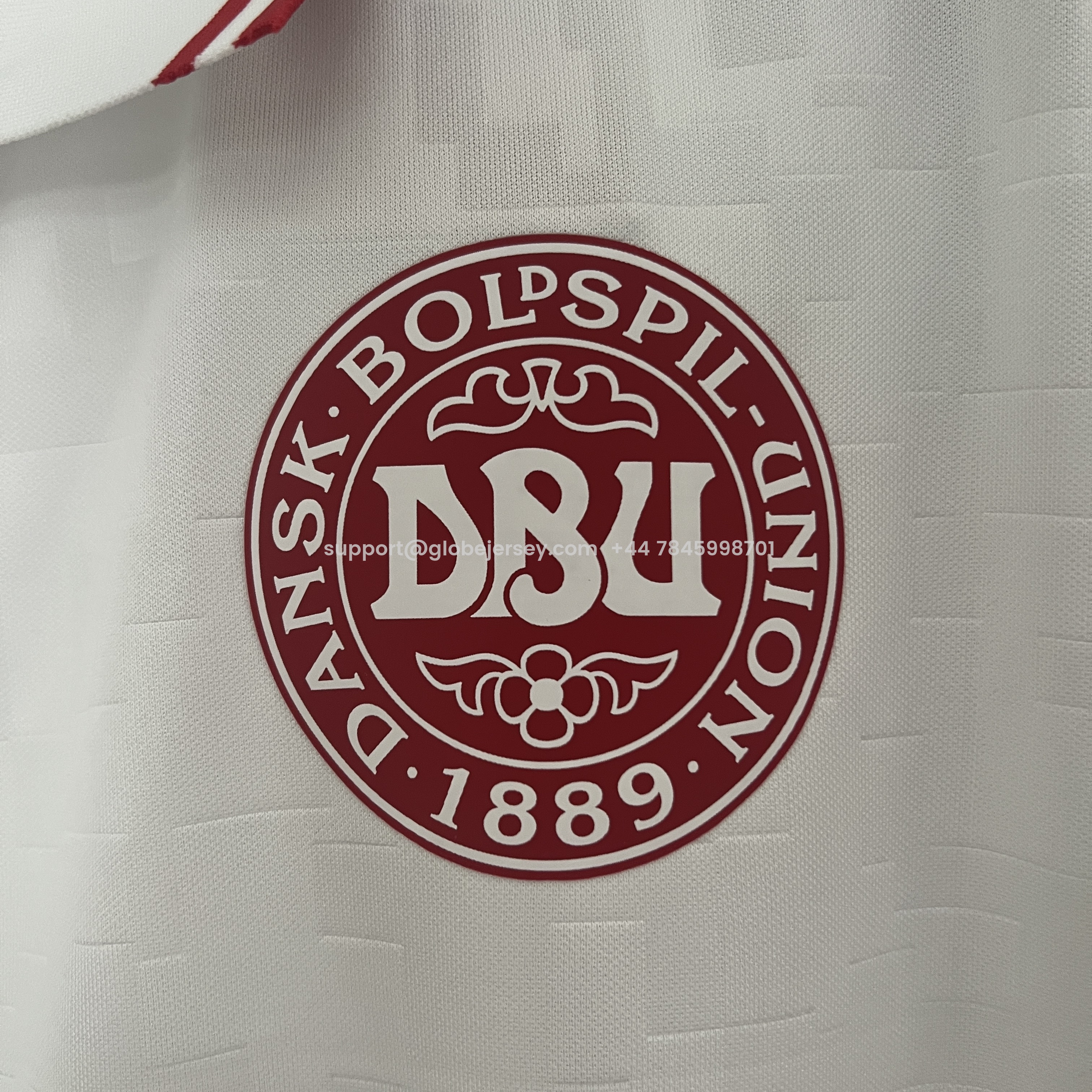 GlobeJersey-Denmark 2024 Away Stadium Jersey - Fans Version