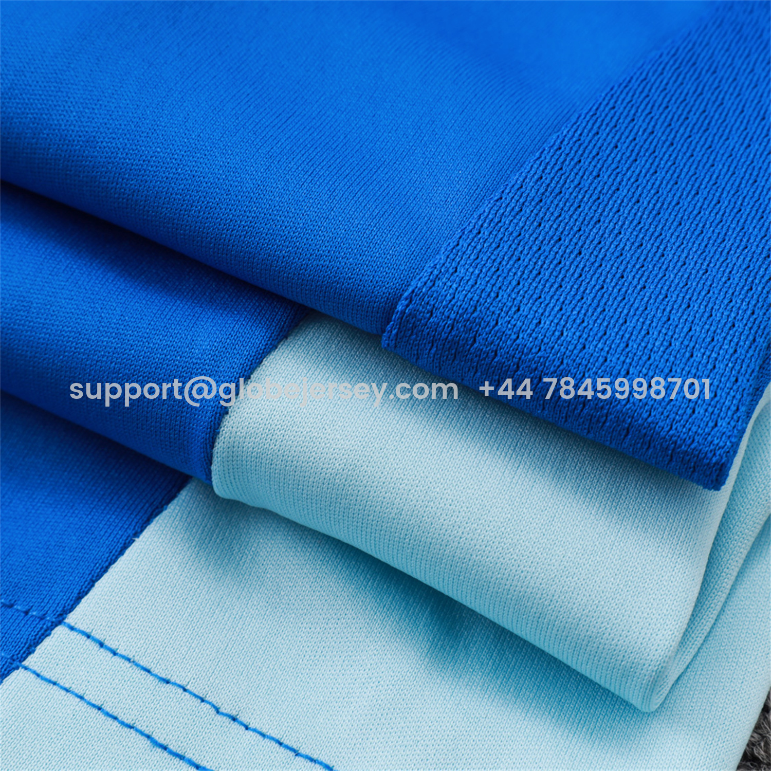 GlobeJersey-Cruzeiro 25-26 Vest Training Set - Ocean Blue Vest and Dark Blue Shorts