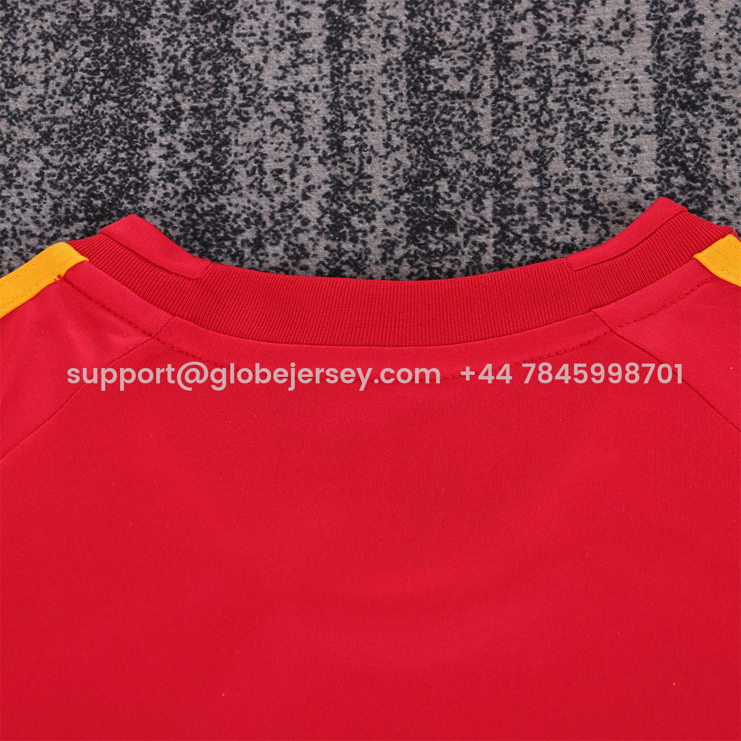 GlobeJersey-Retro Spain 2008 Home Kids Kit
