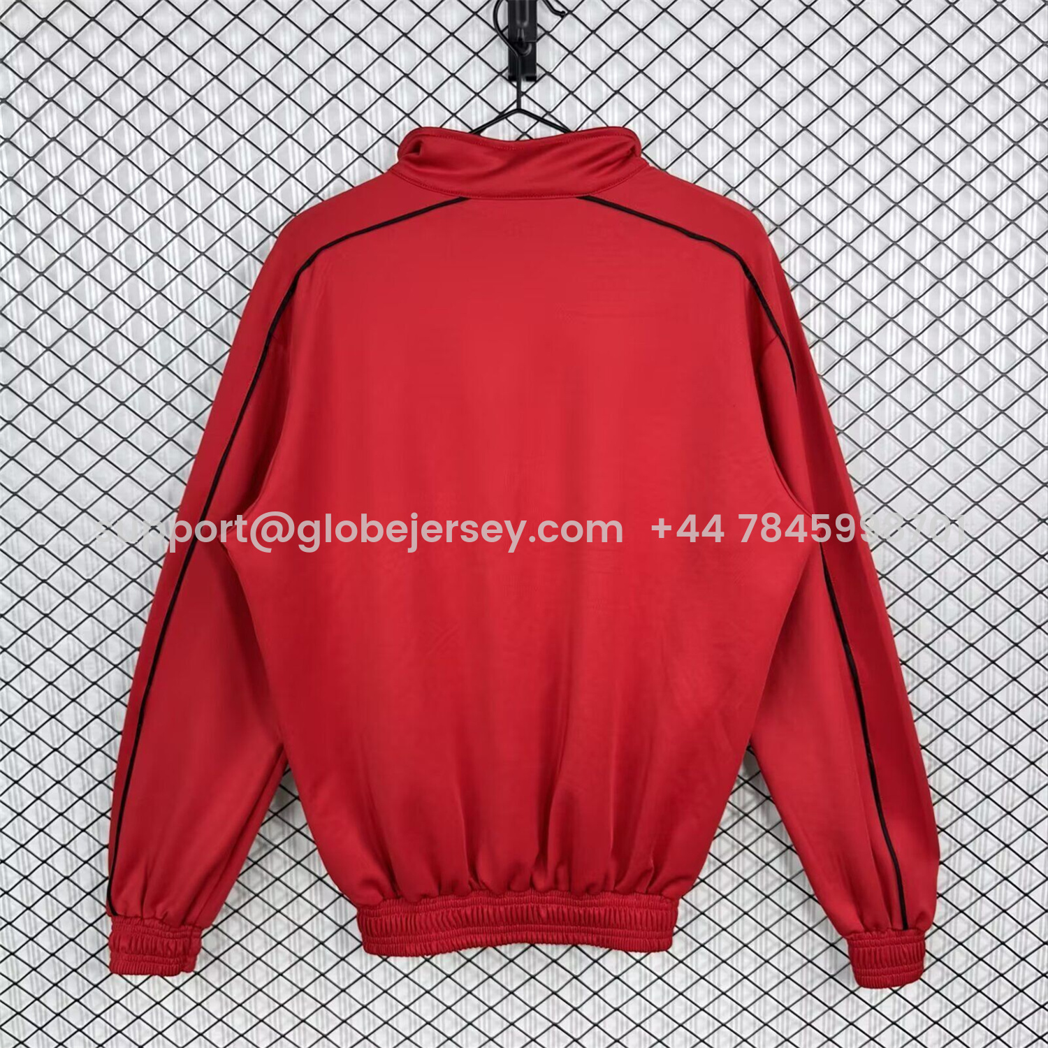 GlobeJersey-Frankfurt 25-26 Training Windbreaker Jacket - Red